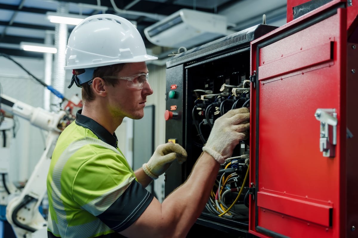 Electrical inspection and maintenance work